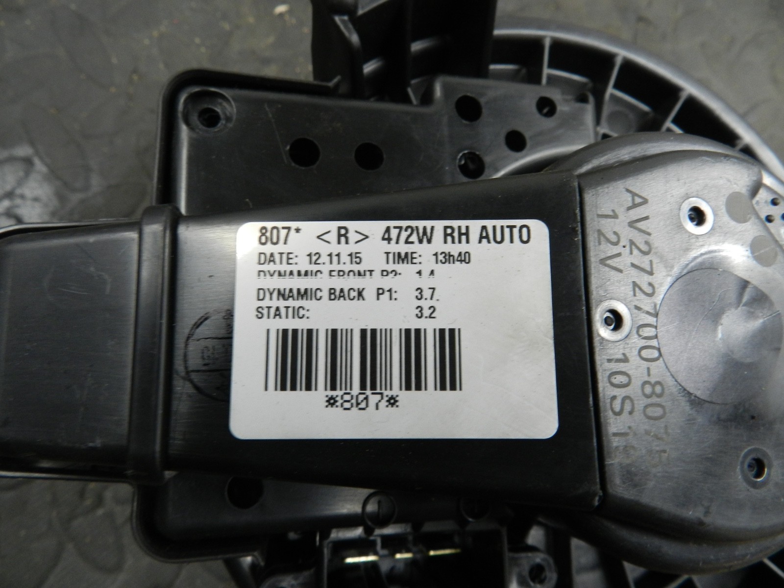 169. TOYOTA AURIS. 1.6 DIESEL. HEATER BLOWER FAN MOTOR - Image 7