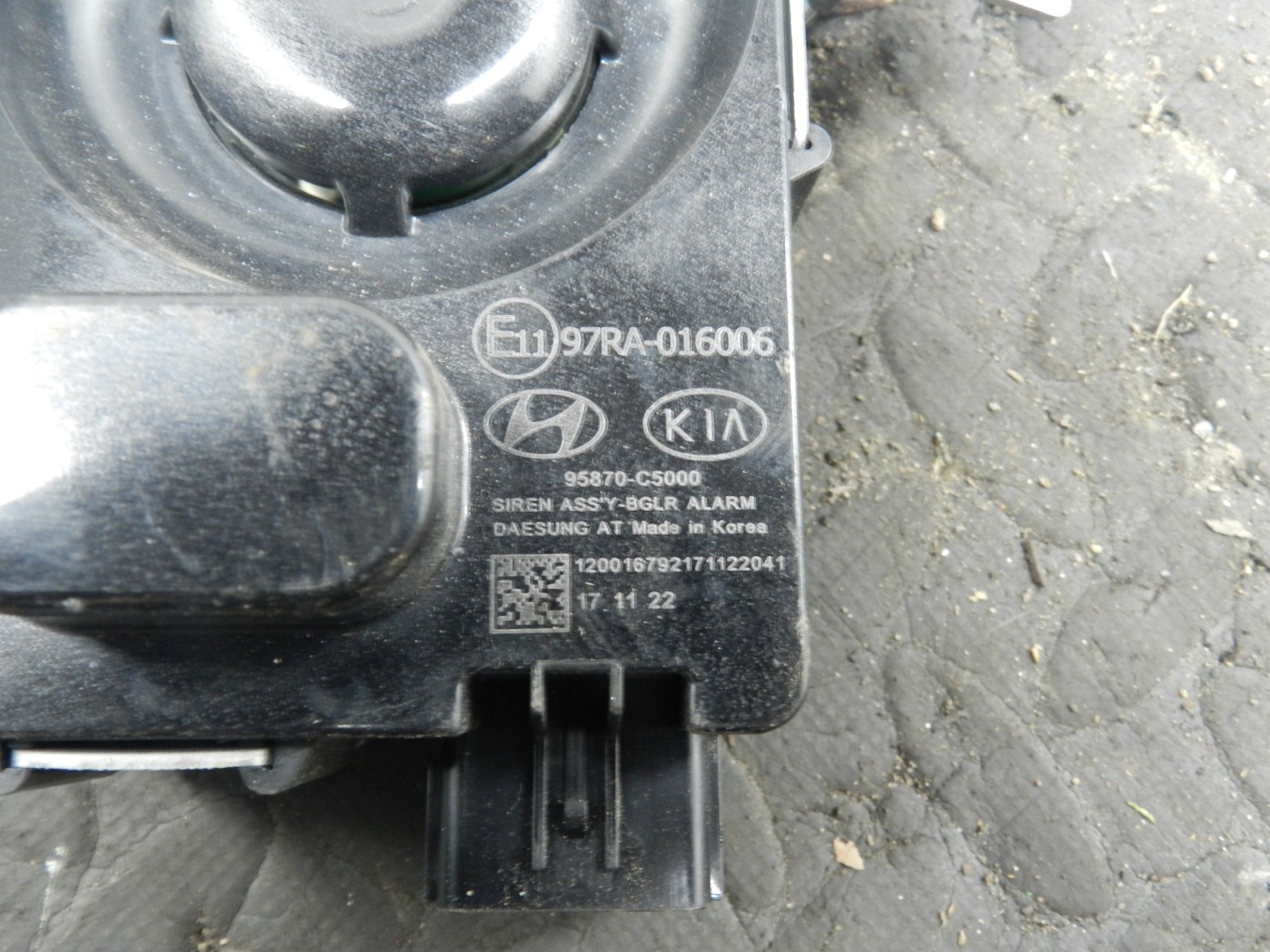 171. KIA SORENTO MK3 GT-LINE. ALARM SIREN HORN MODULE - Image 2