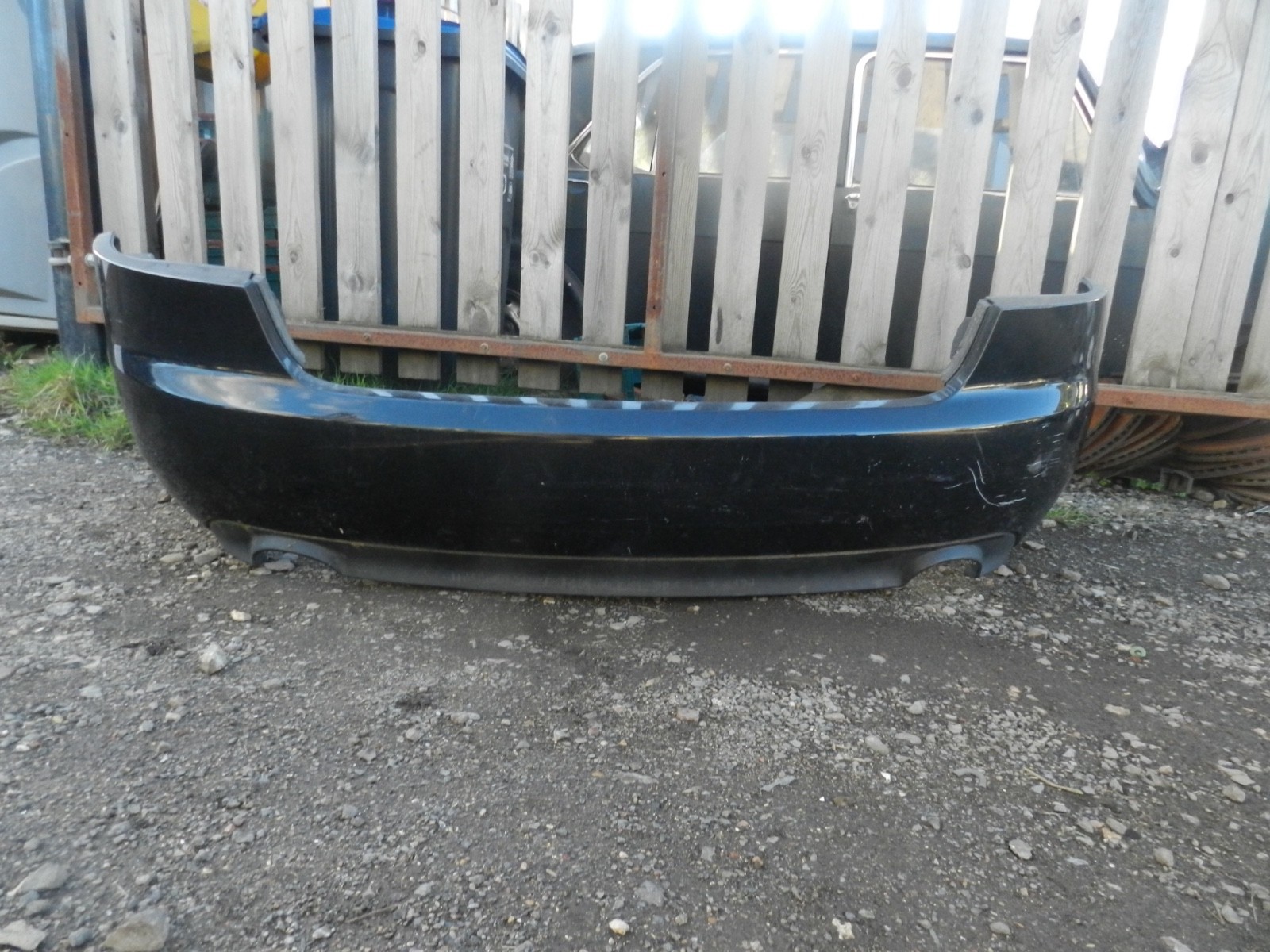 183. 2006 AUDI A4 CONVERTIBLE B7. REAR BUMPER IN BLACK