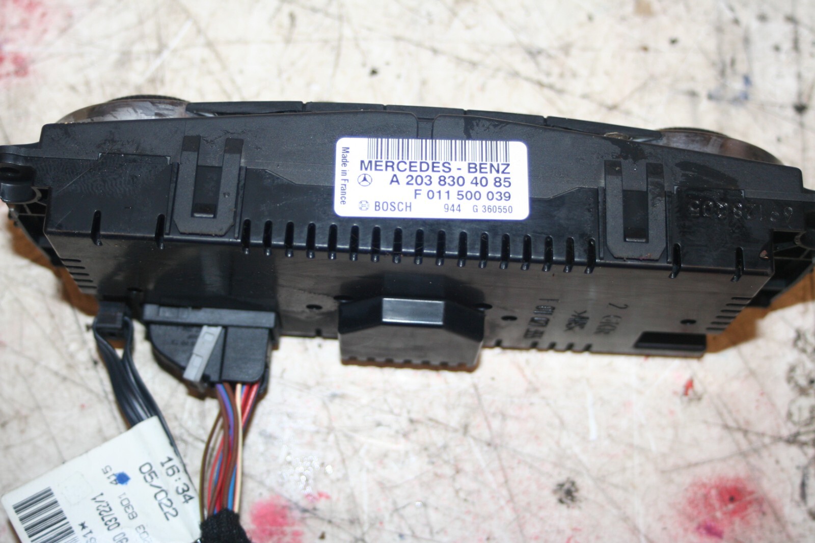2006 MERCEDES BENZ C CLASS W203. HEATER CONTROLS CLIMATE CONTROL - Image 2