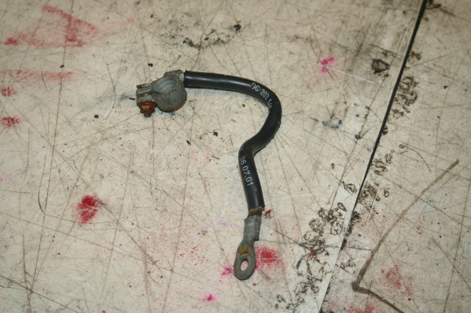 2006 MERCEDES BENZ C CLASS W203. BATTERY EARTH NEGATIVE CABLE - Image 2
