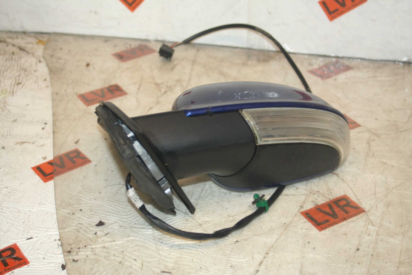 2005 VOLKSWAGEN GOLF MK5. PASSENGER WING MIRROR IN BLUE 1K2857501 - Image 3