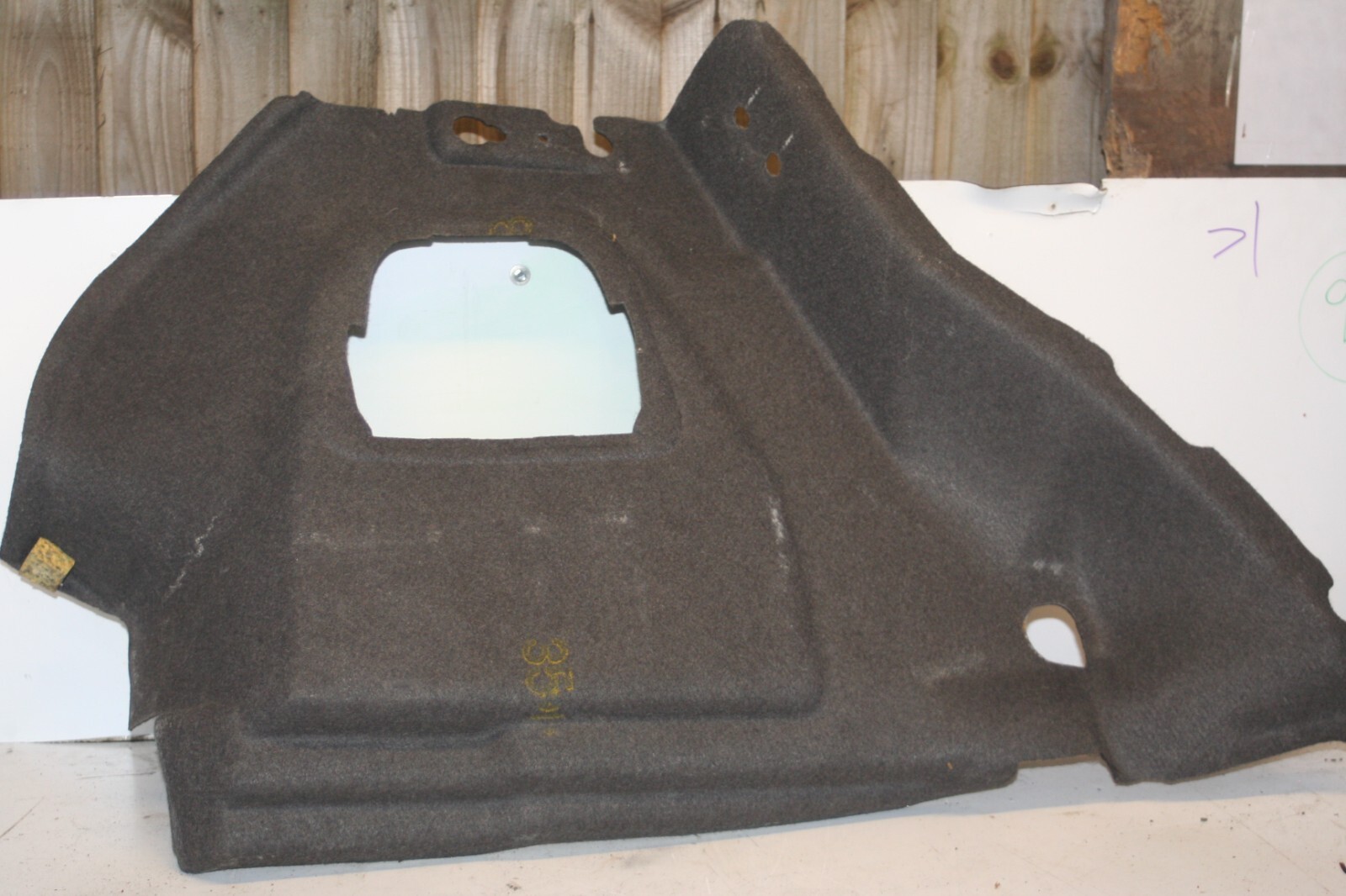 2010 CITROEN DS3. BOOT CARPET SIDE PANEL DRIVER SIDE - Image 4