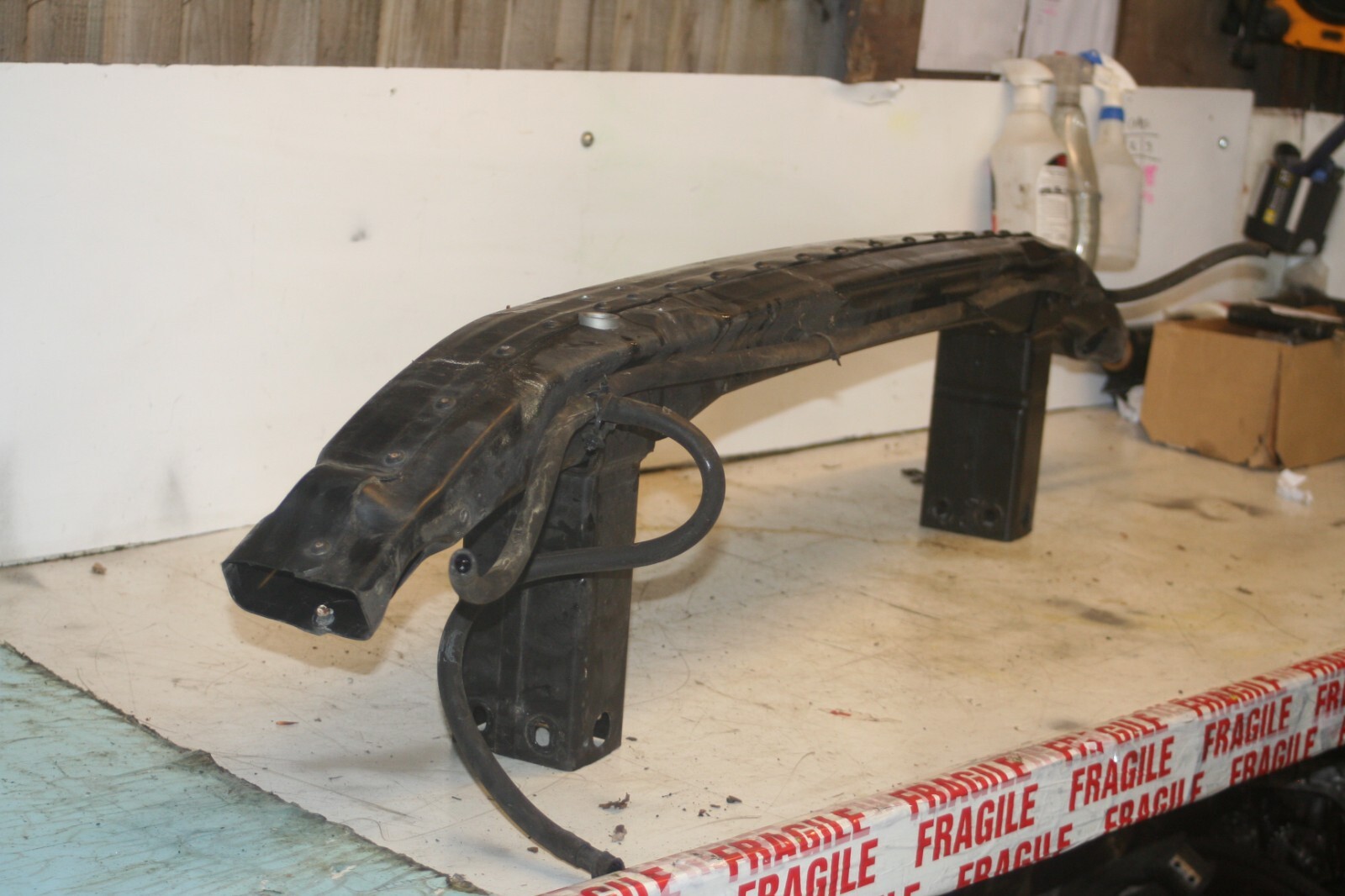 2005 MERCEDES S CLASS W220. FRONT CRASH BAR BUMPER SUPPORT - Image 3